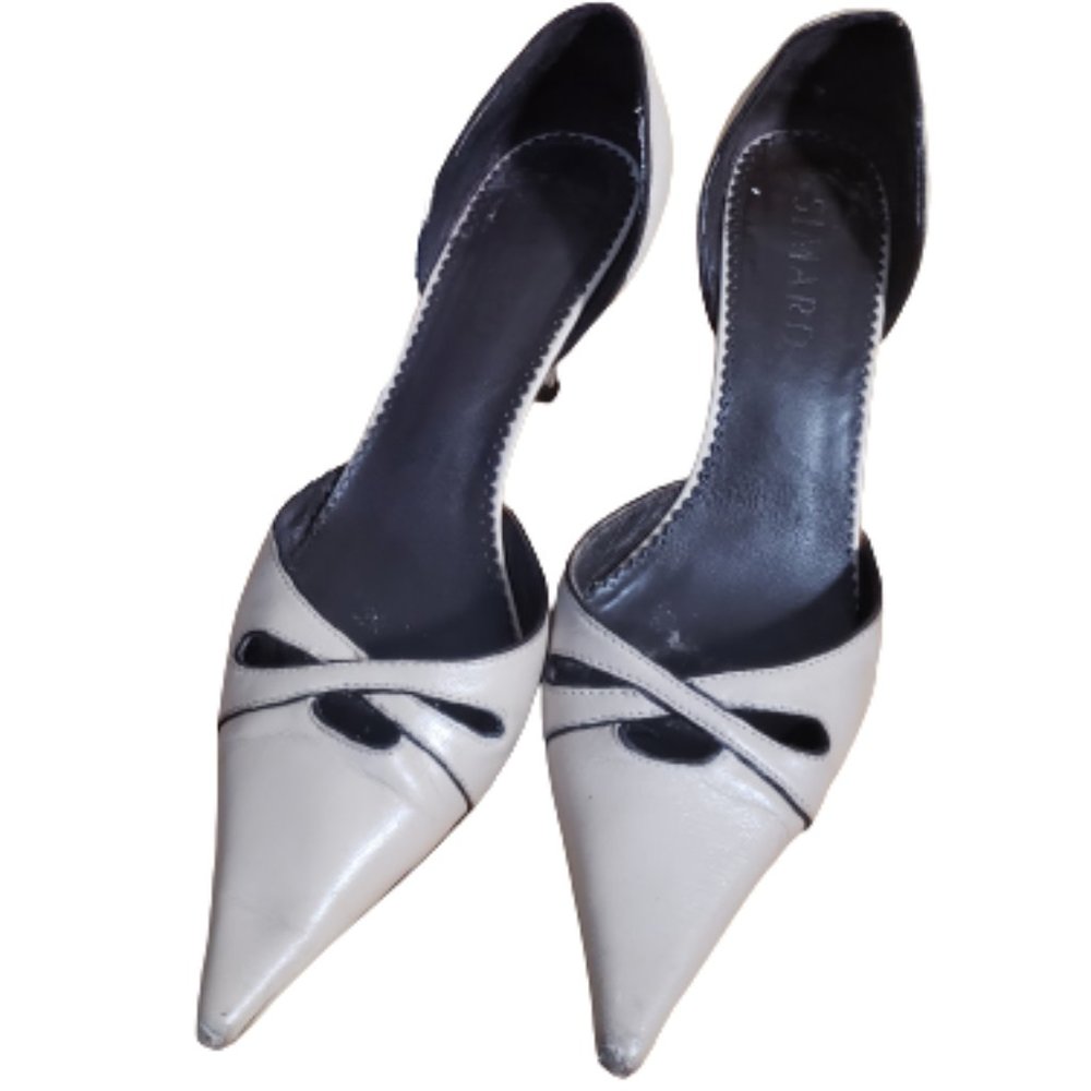 Simard Beige Heels SZ 8